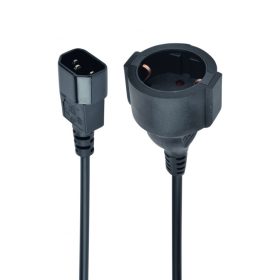   Gembird PC-SFC14M-01 Power adapter cord (C14 male to Schuko female) 0,15m Black