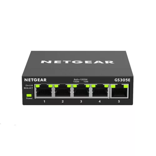 Netgear GS305E 5 Port Gigabit Ethernet Plus Switch