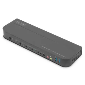 Digitus KVM Switch, 4-Port, 4K60Hz, 4x DP in, 1x DP/HDMI out