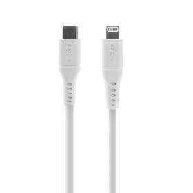 FIXED Liquid Silicone Cable USB-C/Lightning, 1,2m, white