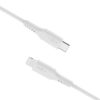 FIXED Liquid Silicone Cable USB-C/Lightning, 1,2m, white