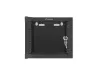 Lanberg 10" 4U Falra szerelhető Rackszekrény Black