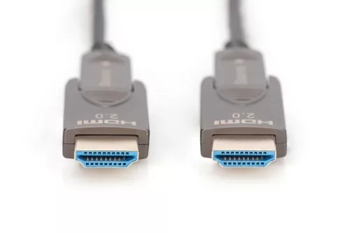 Digitus AK-330127-300-S 4K - HDMI AOC Hybrid Fiber Optic Cable with removable plug