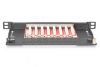 Digitus 8-port Patch Panel 0,5U Black