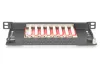 Digitus 8-port Patch Panel 0,5U Black