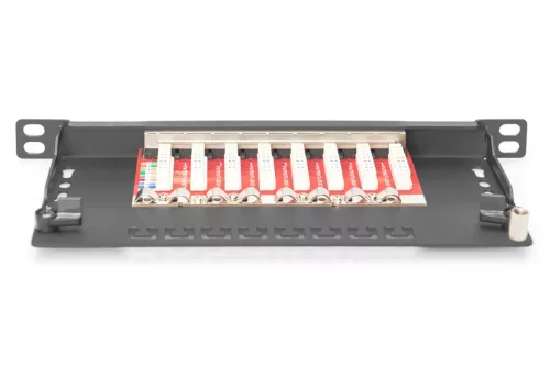 Digitus 8-port Patch Panel 0,5U Black