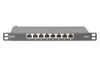 Digitus 8-port Patch Panel 0,5U Black