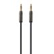 Gembird CCAP-444-0.75M 3.5 mm stereo audio cable 0,75m Black