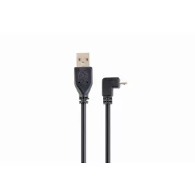   Gembird CCP-MUSB2-AMBM90-6 micro USB cable 2.0 AM-MBM5P angled 90 1,8m Black