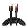 Baseus Cafule Type-C/Type-C 100W Cable 2m Black/Red