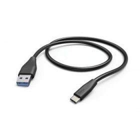   Hama FIC E3 Type-C/USB-A USB 3.1 töltő és adatkábel 1,5m Black