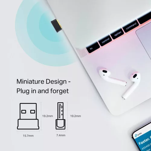 TP-Link Archer T2UB Nano AC600 Nano Wi-Fi Bluetooth 4.2 USB Adapter