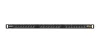 NIKOMAX 24-port Patch Panel 0,5U Black