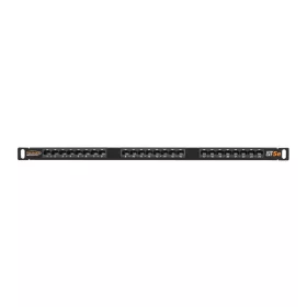 NIKOMAX 24-port Patch Panel 0,5U Black