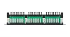 NIKOMAX 24-port Patch Panel 0,5U Black