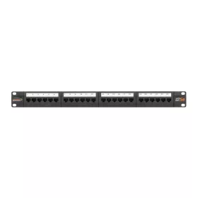 NIKOMAX 24-port Patch Panel 1U Black