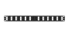 NIKOMAX 24-port Patch Panel 1U Black