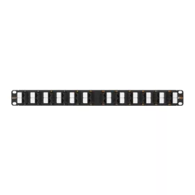 NIKOMAX 24-port Patch Panel 1U Black