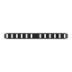 NIKOMAX 24-port Patch Panel 1U Black