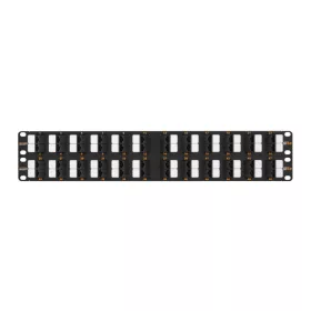 NIKOMAX 48-port Patch Panel 2U Black