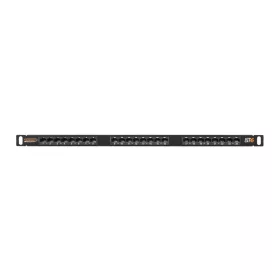 NIKOMAX 24-port Patch Panel 0,5U Black