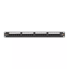 NIKOMAX 24-port Patch Panel 1U Black