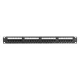 NIKOMAX 24-port Patch Panel 1U Black