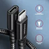 AXAGON BUCM32-CF05AB SPEED+ USB-C <> USB 20GBPS EXTENSION CABLE 0.5m Black