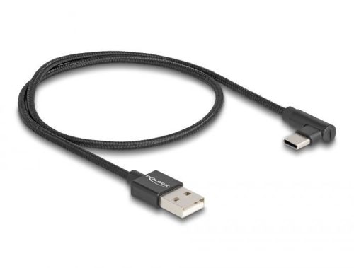 DeLock USB 2.0 Type-A male to USB Type-C cable 0,5m Black