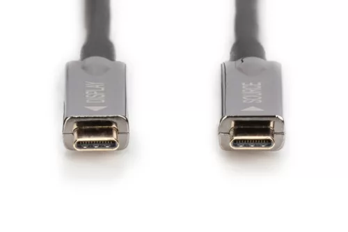 Digitus USB Type-C 4K male/male cable 15m Black