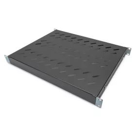   Digitus 1U fixed shelf for 600mm depth racks 44x482x350mm adjust. 350-550mm Depth Black