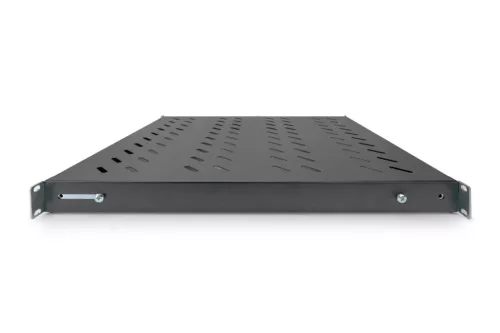 Digitus 1U fixed shelf for 800mm depth racks 44x482x500mm adjust. 500-700mm depth Black