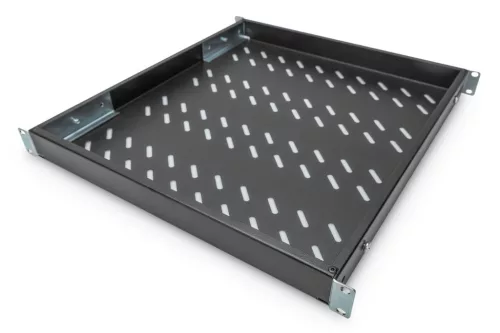 Digitus 1U fixed shelf for 800mm depth racks 44x482x500mm adjust. 500-700mm depth Black