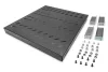 Digitus 1U fixed shelf for 800mm depth racks 44x482x500mm adjust. 500-700mm depth Black