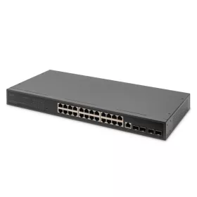   Digitus 24 Port 10/100/1000+4SFP+UPLINK Switch 19" L2+Features