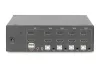 Digitus KVM Switch 4 Port Dual Display 4K HDMI
