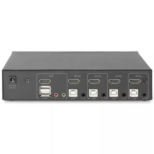 Digitus KVM Switch 4 Port HDMI