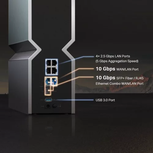 TP-Link Archer BE800 BE19000 Tri-Band Wi-Fi 7 Router
