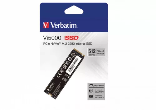 Verbatim 512GB M.2 2280 NVMe Vi5000