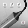 AXAGON ADE-TXCA USB-C + USB-A Gigabit Ethernet Adapter Grey