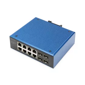 Digitus Industrial 8+4 -Port Gigabit Ethernet PoE Switch