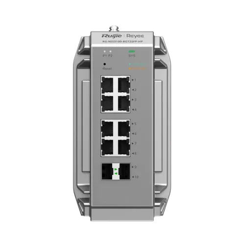 Reyee RG-NIS3100-8GT2SFP-HP True Industrial-Grade Switch Specially Designed for Harsh Environments