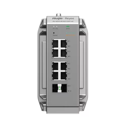 Reyee RG-NIS3100-8GT2SFP-HP True Industrial-Grade Switch Specially Designed for Harsh Environments