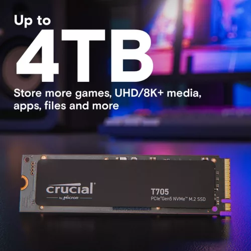 Crucial 4TB M.2 2280 NVMe T705