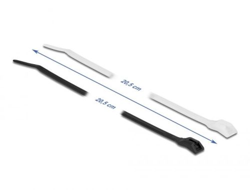 DeLock Cable tie with flat head L 205 x W 2.5mm 100 pieces