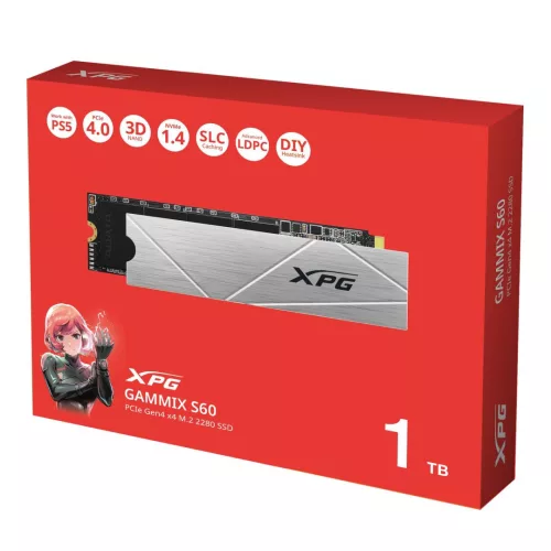 A-Data 1TB M.2 2280 NVMe Gammix S60 XPG Series
