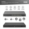 Digitus DN-95348-2 24 Port Gigabit Ethernet PoE Switch Black