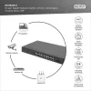Digitus DN-95348-2 24 Port Gigabit Ethernet PoE Switch Black
