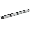 ACT 24-port Patch Panel 1U Black