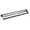 ACT 24-port Patch Panel 1U Black